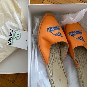 Ganni - size 40 - espadrilles slides